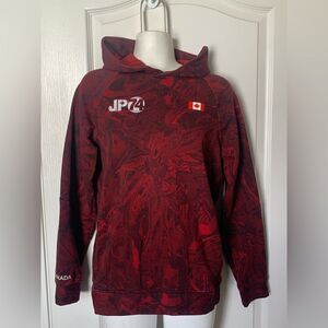 Lululemon Olympic Red Patterned Hoodie